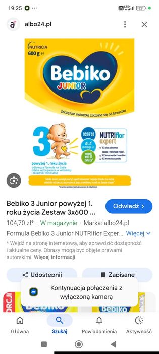 Mleko modyfikowane Bebiko 3