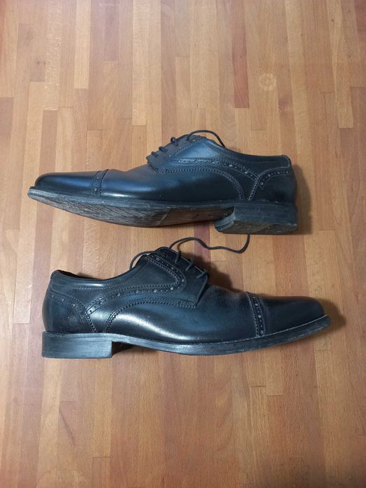 Sapato Homem Pele Preta 46