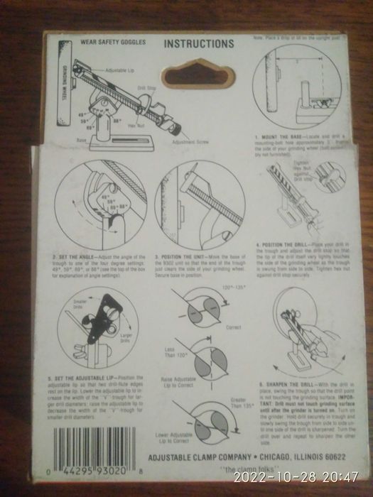 стійка пристосування приспособа станок стойка заточки сверла зенковки