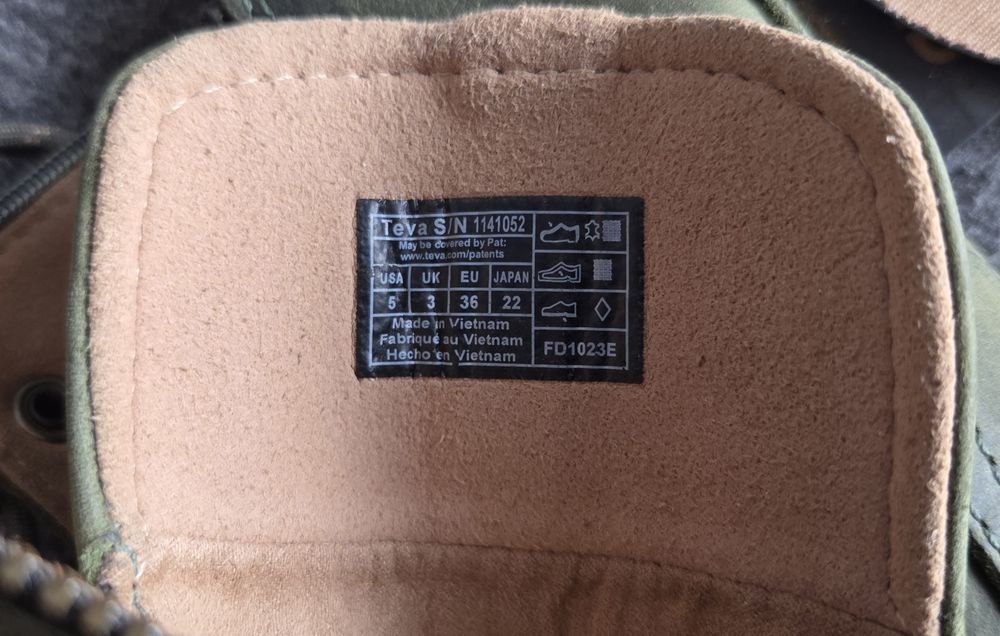 Черевики Teva ROWENA LACE р 36