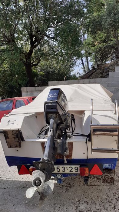 Barco de recreio com atrelado - oportunidade