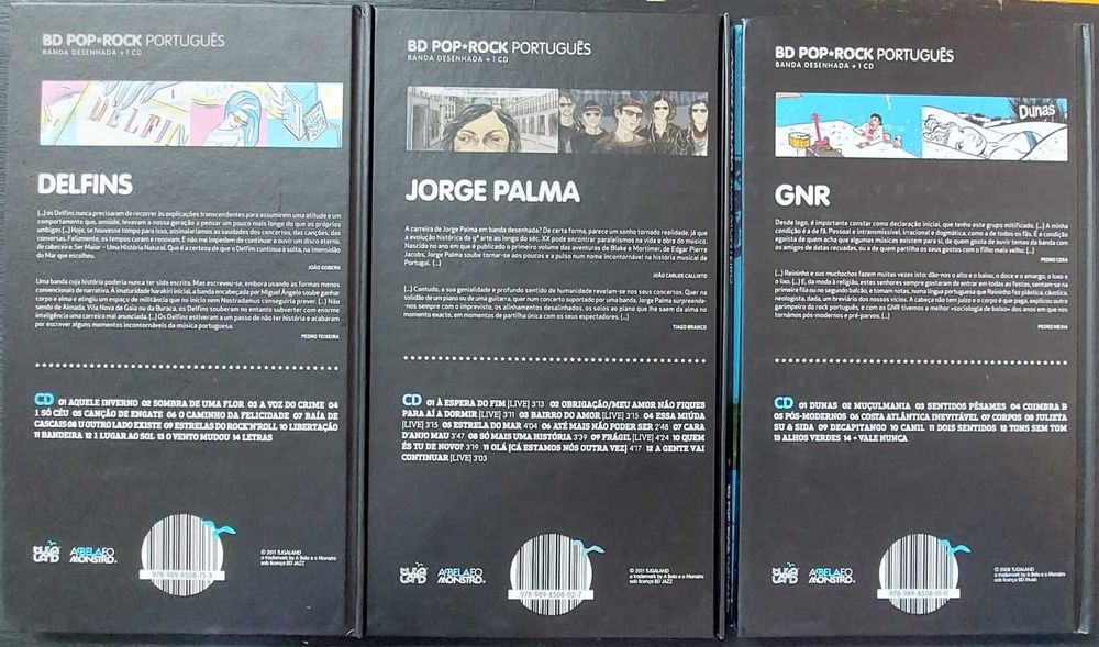 BD POP ROCK Português Livro+Cd Novos