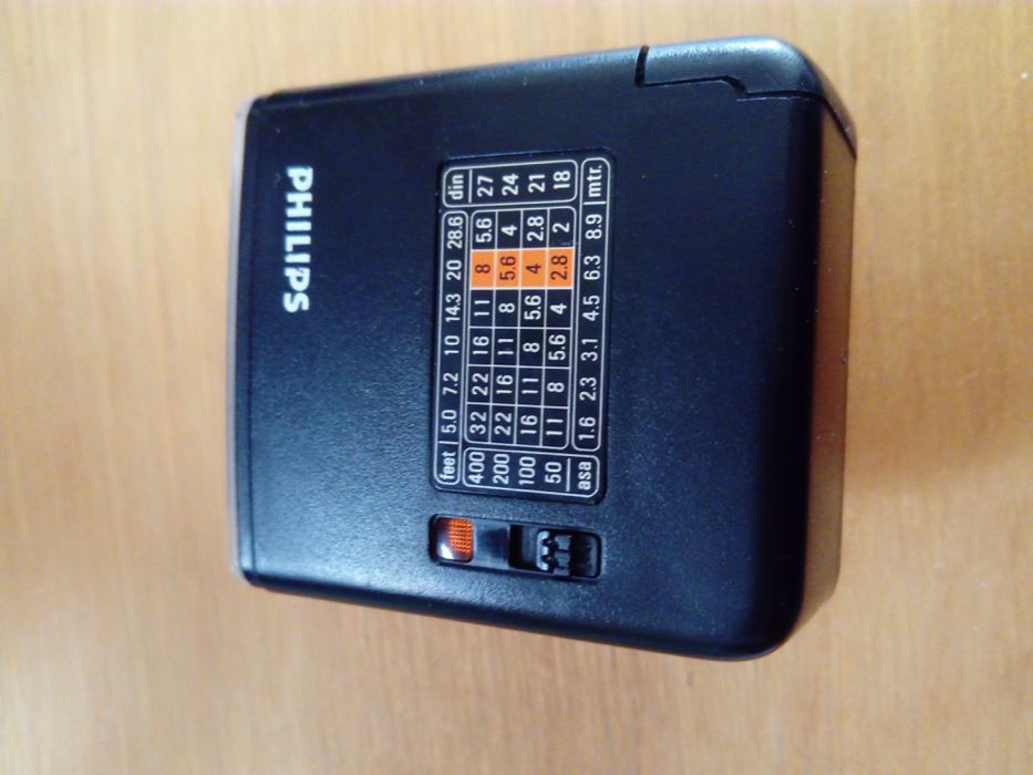 Flash Philips 25BC a funcionar compatível com Nikon