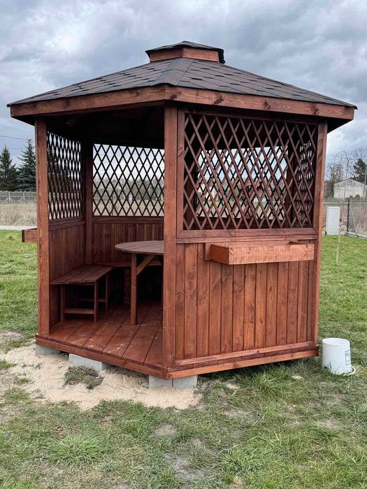 altany altanki altana producent domki handlowe