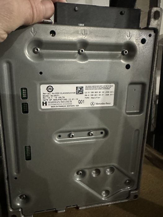 Підсилювач усілітіль мерседес w166 gl166 харман