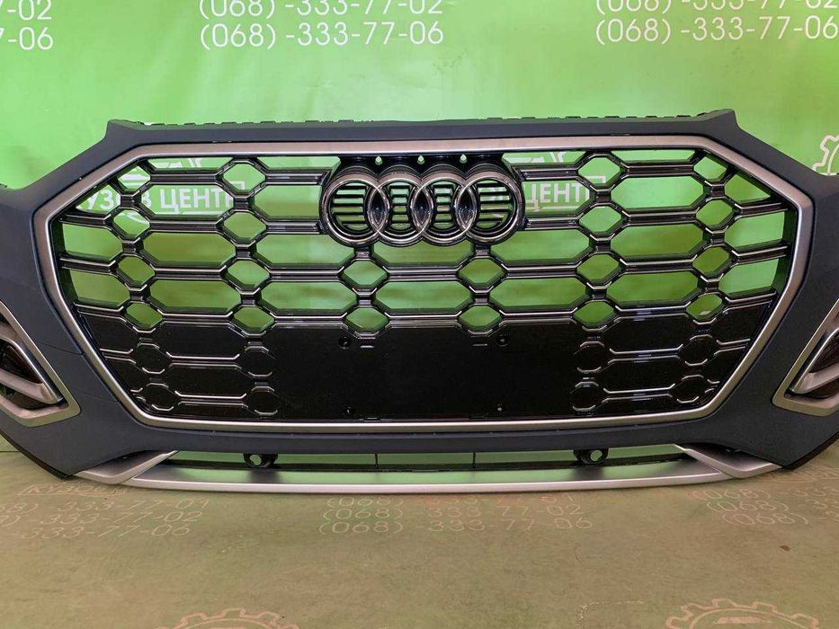 Бампер передній в зборі Audi Q5 80A 2020 2021 2022 2023 рестайл Ауді Q5 Ку5 передний бампер комплект