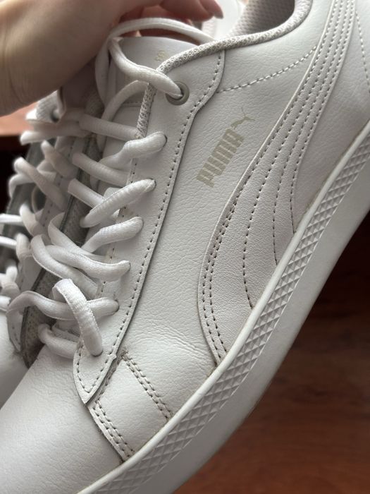 Кеди - Кросівки пума білі жіночі Puma