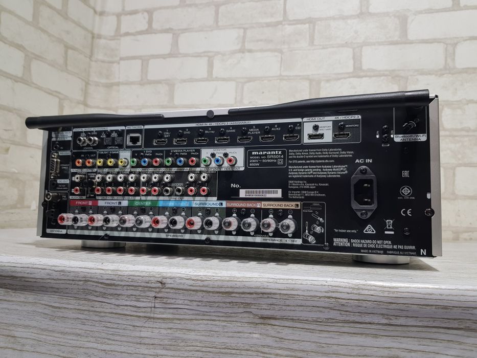 7.2 AV ресивер MARANTZ SR 5014, *7х140 Вт, HDMI, Wi-Fi USB Bluetooth