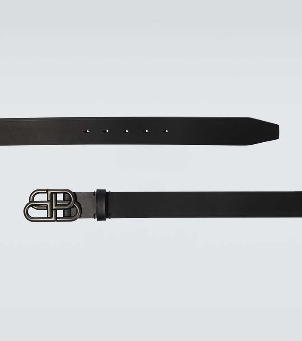 Ремень Баленсиага Черный / Balenciaga BB Belt Black