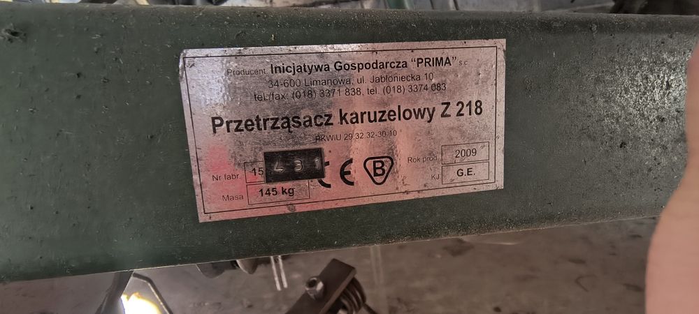 Przetrząsarka przetrząsacz karuzelowy Z-218