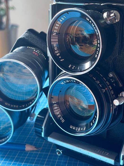 Mamiya C330 Professional + 80/2.8 aparat średni format TLR