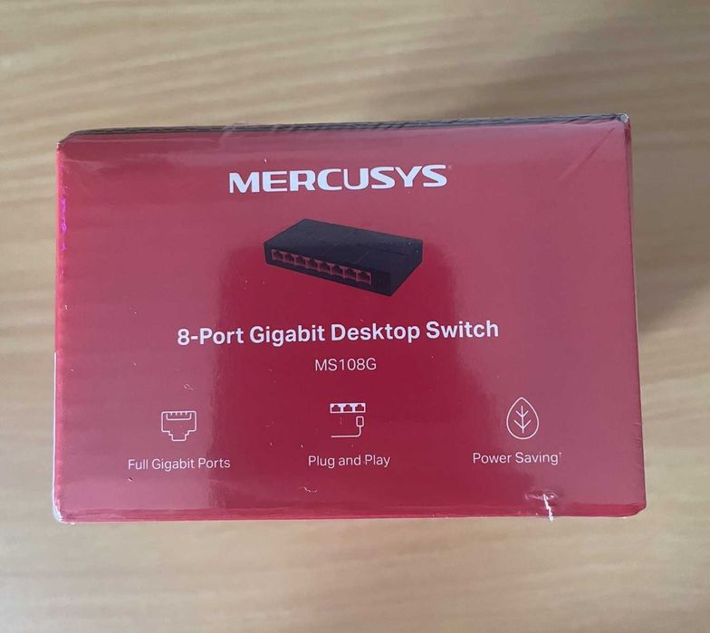Mercusys MS108G — Switch Gigabit de 8 Portas