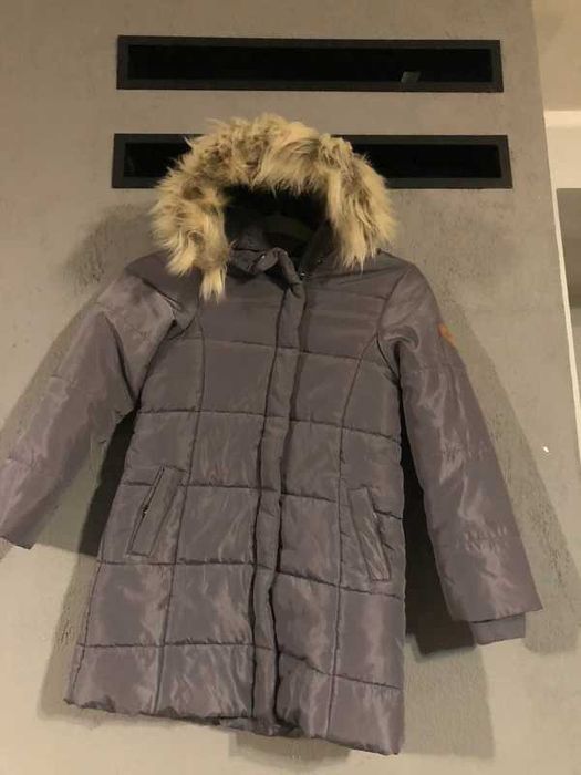 Smyk cool club długa zimowa kurtka pikowana Parka 122