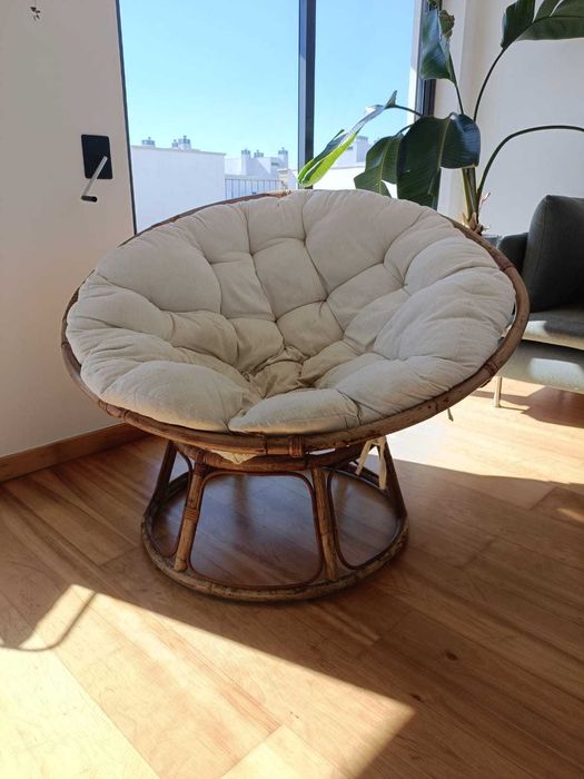 Poltrona Papasan Bambu