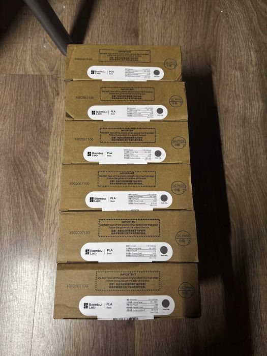 Filament Bambu Lab PLA Basic Dark Grey
