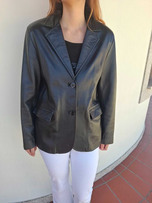 Blazer pele senhora