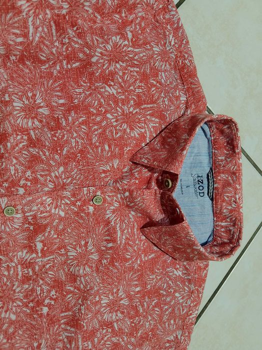 IZOD USA - NOWA! Koszula Męska krótki rękaw rozmiar L