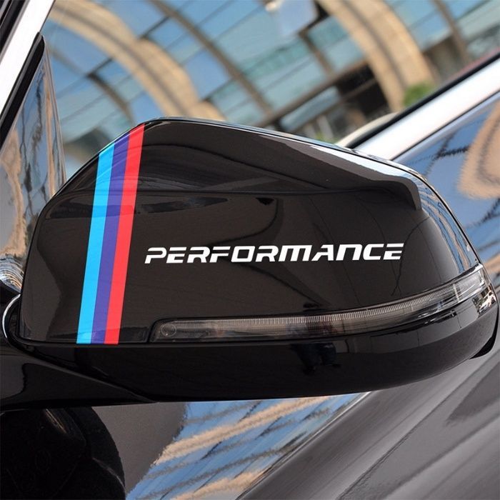 Наклейки на зеркала BMW E39 E46 E60 E70 E90 F10 F15 F20 F25 F30 БМВ