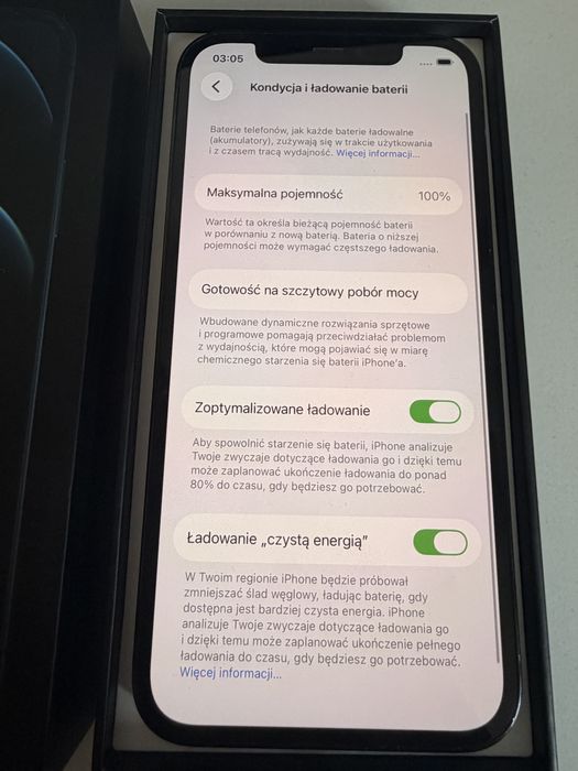 iPhone 12 Pro 128gb Blue Idealny Bateria 100%