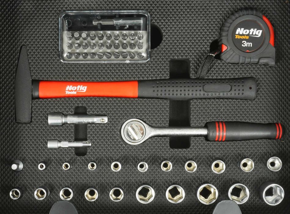 ZESTAW NARZĘDZI KLUCZY 90EL WALIZKA Narzędziowa Klucze Nasadki Wkrętak