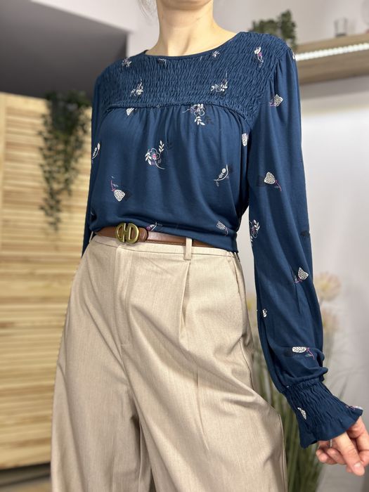 Zielona wiskozowa damska bluzka Next – rozmiar 42