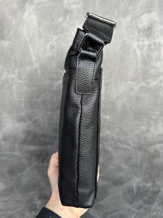 Мужская кожаная сумка Армани чоловіча сумка на через плече