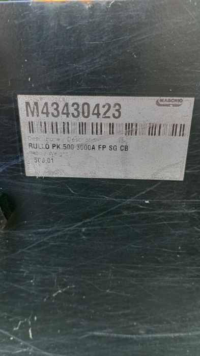 Wał packera do agregatu Maschio Lemken Mandem Horsch
