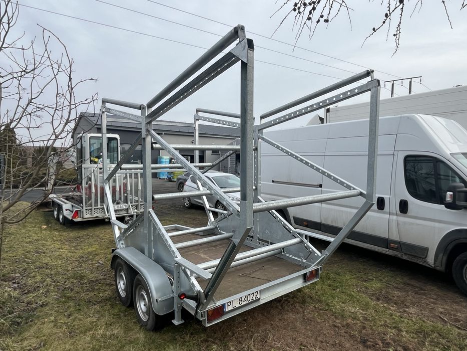 Przyczepa do przewozu rur