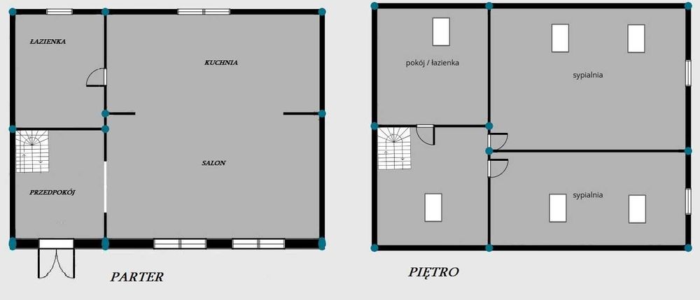 Gotowy Dom - Centrum Poddębice - Stan Deweloperski