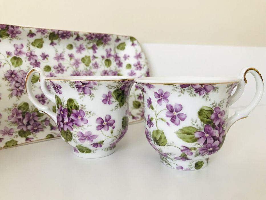 Кавова/чайна пара з тацею LG elleGI Fine Porcelain