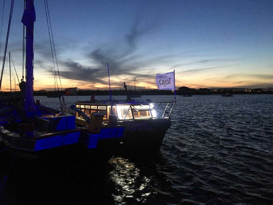 Embarcação histórica de Trafego Local - 1961 - Flôr do Gás