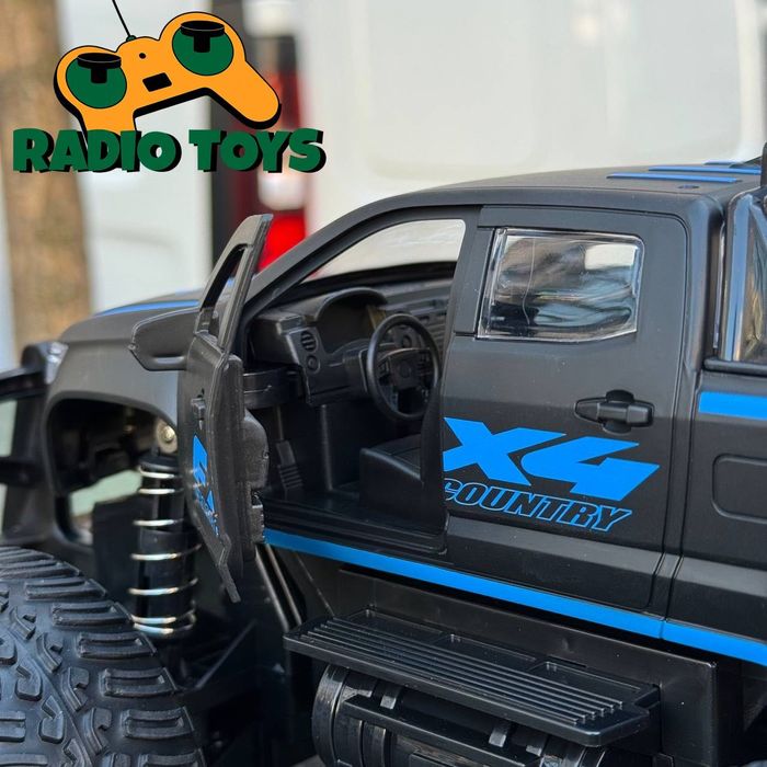 Джип на радиоуправлении Protector Monster Truck синий | Монстр-трак