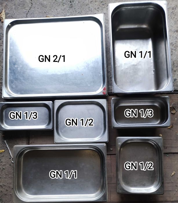Гастроемкости из нерж.стали GN 1/1, GN 1/2. Гастроемкости из меламина ...