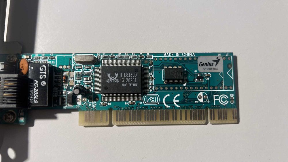 Placa Rede Genius GF100TXR4 PCI RJ45 Fast Ethernet 10/100M , PCI