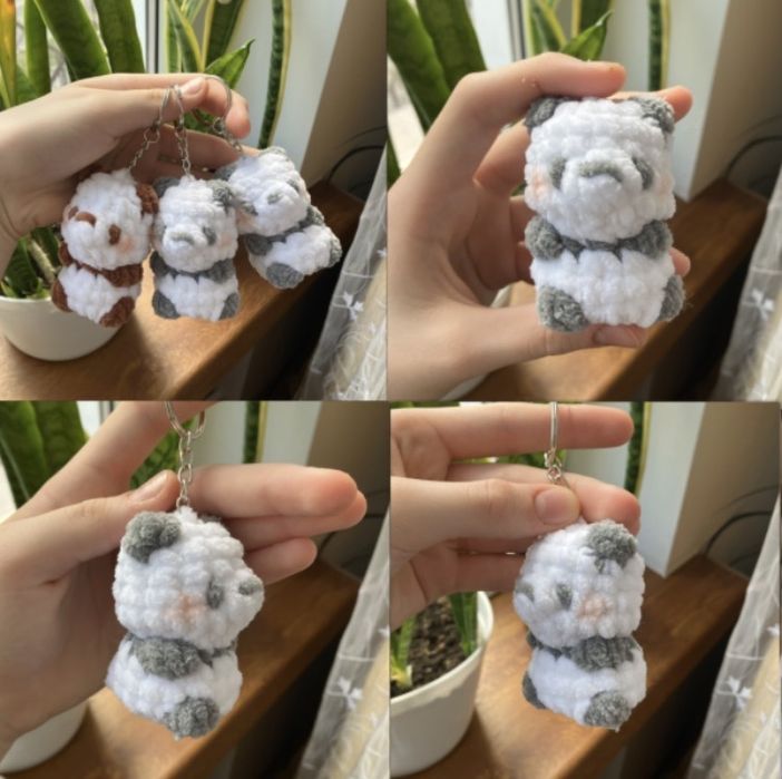 Panda breloczek zrobiłam sama