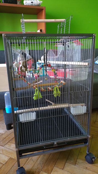 Woliera, klatka dla małych papug, ptaków