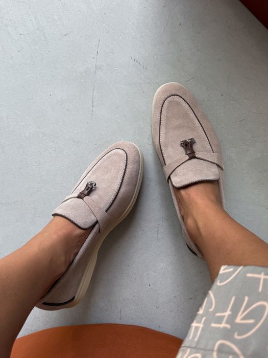Лофери жіночі Loro Piana Beige premium