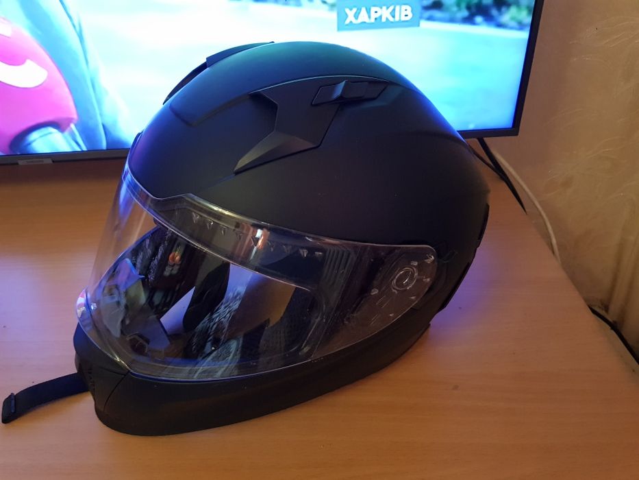 Мотошолом FORTE M69 (чорно-сірий), розмір XL