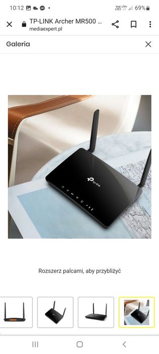 Ruter wf LTE 6 Tp Link Archer MR 500