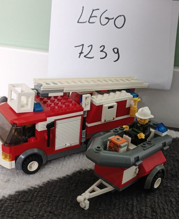 Lego City 7239 Wóz strażacki