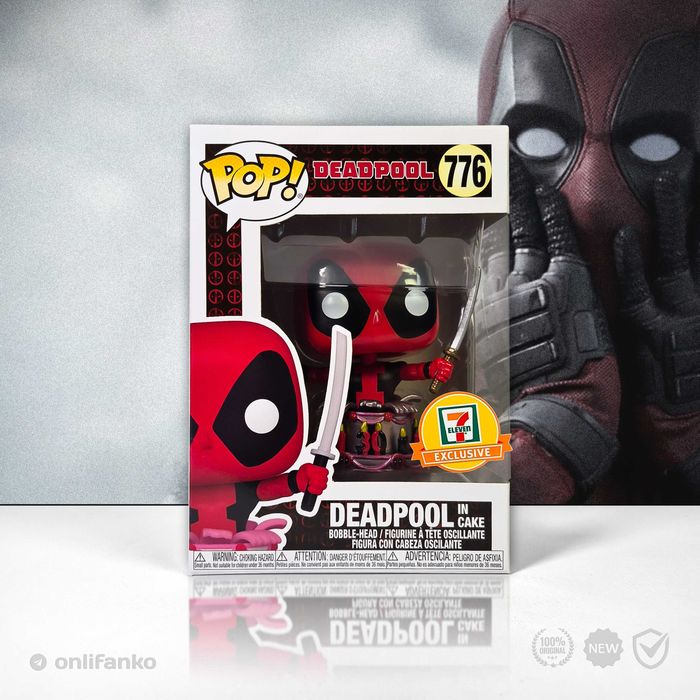 Funko POP! Deadpool in Cake 776 Metallic + [протектор]