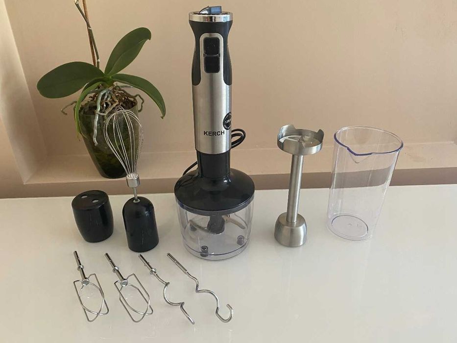 Blender Ręczny Mikser Wielofunkcyjny Turbo 1200w + akcesoria