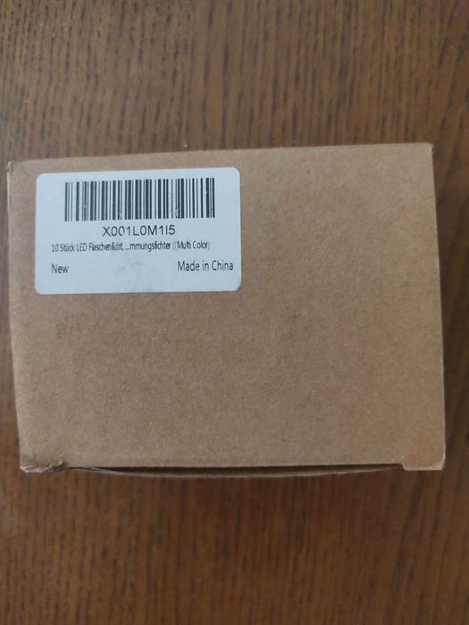 2 caixas de de luzes de corda leds