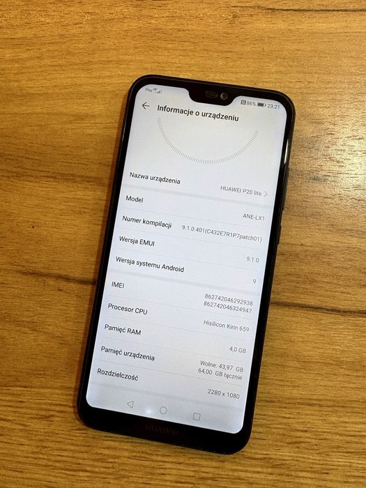 Huawei P20 lite 4GB/64GB ANE-LX1