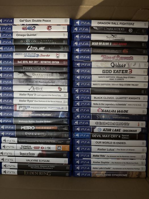 Kolekcja gier ps4 ps5 nintendo switch edycje kolekcjonerskie