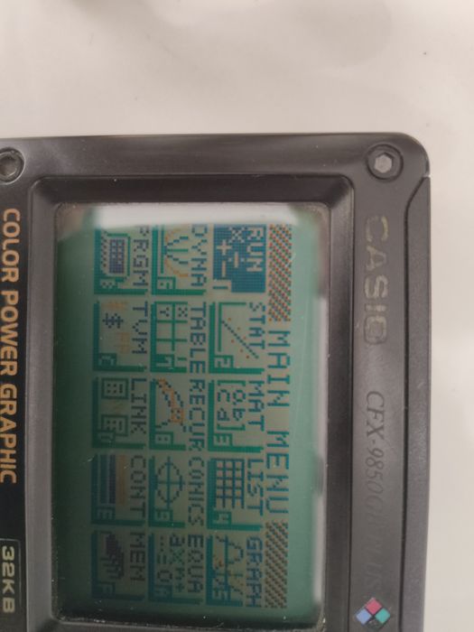 Calculadora gráfica Casio cfx 9850 GB Plus