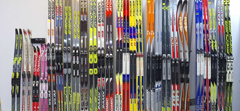 LEGIONOWO Narty Biegowe Fischer Crown z Łuską