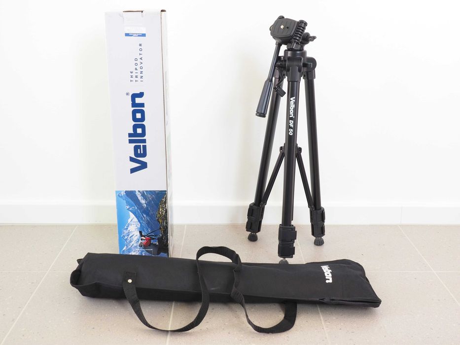 Statyw fotograficzny - Velbon DF-50 - 1,49 kg - do 152 cm - Futerał - Pudełko