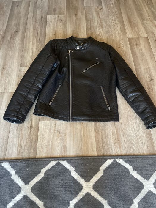 Skorzana ramoneska męska