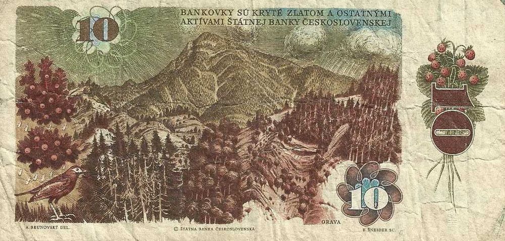 Notas antigas - Checoslováquia